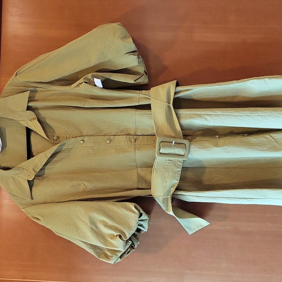 Zara Puff Sleeve Mini Dress - Picture 4 of 5